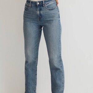 Madewell, curvy 90s straight jeans, enmore wash -- size 29